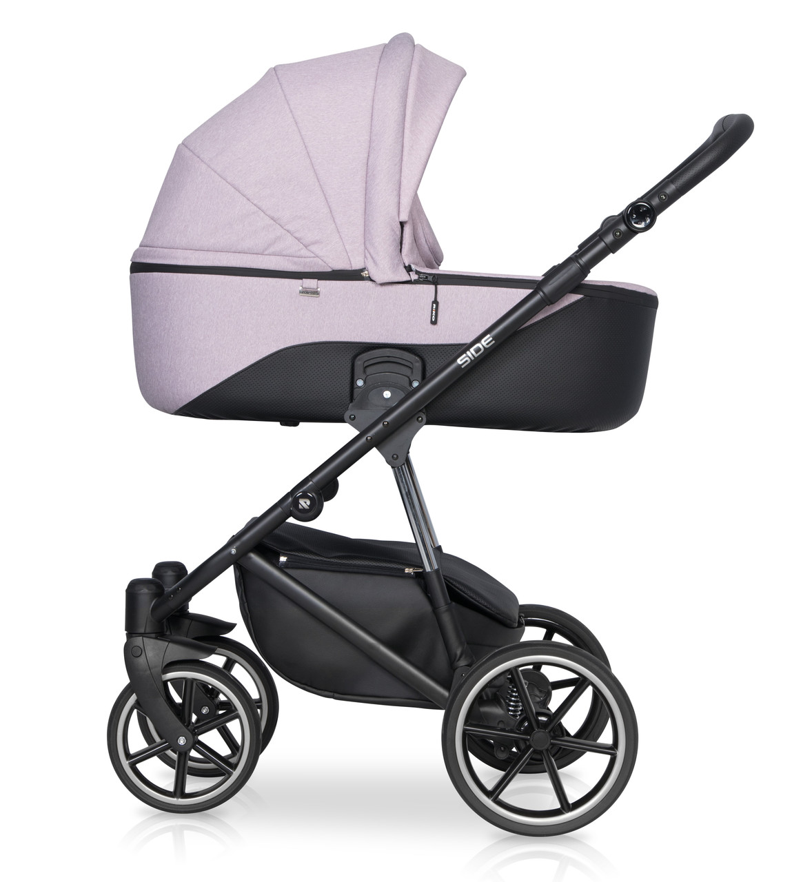 Дитяча універсальна коляска 2 в 1 Riko Side 02 Rose (Ріко Сайд, Польща), фото 1