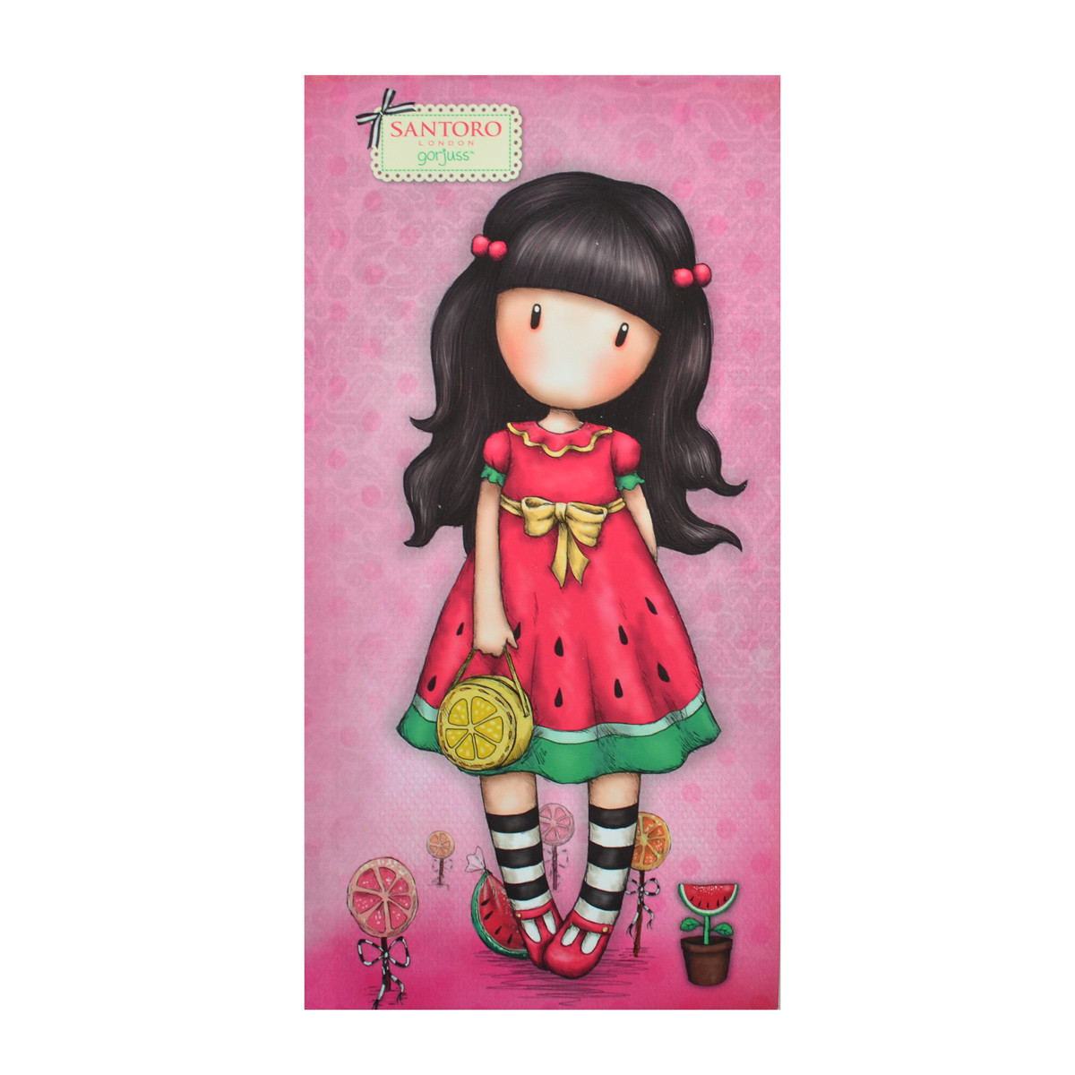 Блокнот 100*200/64 КЛ. інт, софт-тач + мат. Лам. "Santoro Summer" YES код:151543, фото 1