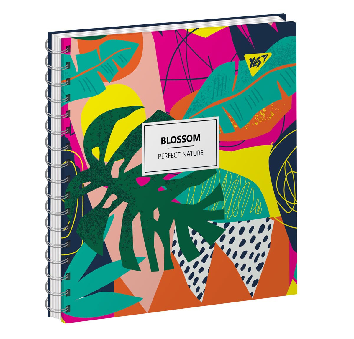 Блокнот 150*150 64 Кл. YES 7БЦ Подв.Спіраль Blossom (151627), фото 1