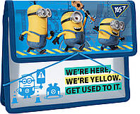 Папка для тетрадей YES пласт. на резинке В5 Minions код:491565