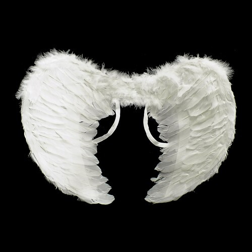 Белые крылья Ангела карнавальные - фото 1 - id-p169653606