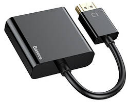 Перехідник конвертер BASEUS HD Converter HDMI 4k на VGA, чорний