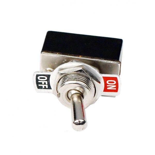 Перемикач ричажний ААА 2піна з шильдою (10245), фото 1