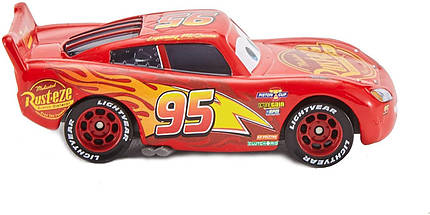 Тачки 2: Блискавка Маквин (Lightning McQueen with Racing Wheels) Disney Pixar Cars від Mattel, фото 3