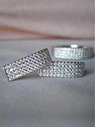 Комплект прикрас зі срібла "Зоряна доріжка"