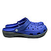 Крокси гумові силіконові блакитні Like Crocs, фото 4