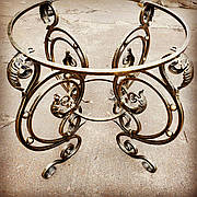 Кований стіл ручної роботи АРТ КМ No 36