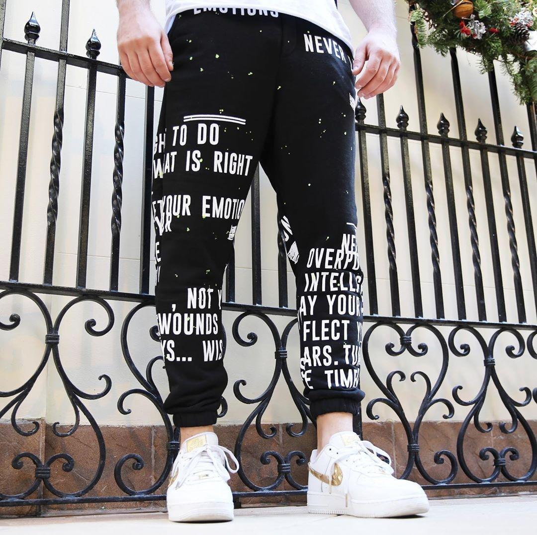 Чоловічі штани M322 чорні, фото 1