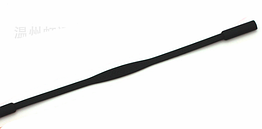 Шнурок/хлястик силіконовий на дужки дитячих окулярів для носіння на шиї/страхівки від падіння (довжина 17 см) ЧОРНИЙ
