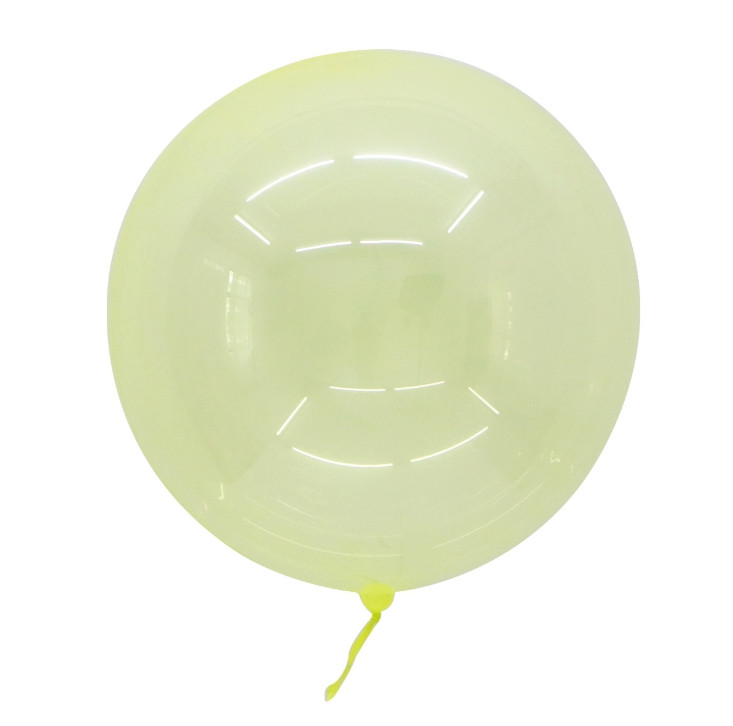 Повітряна куля bubbles жовта 45 см