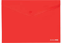 Папка-конверт А5 на кнопке Economix красная E31316-03