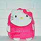 Дитячий рюкзак м'який Hello Kitty рожевий, фото 3