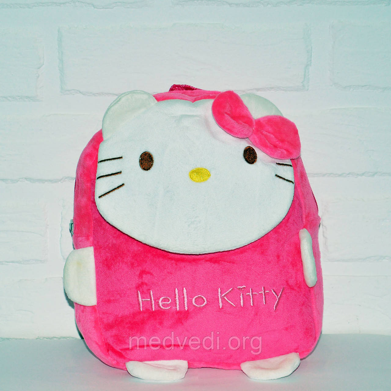 Дитячий рюкзак м'який Hello Kitty рожевий