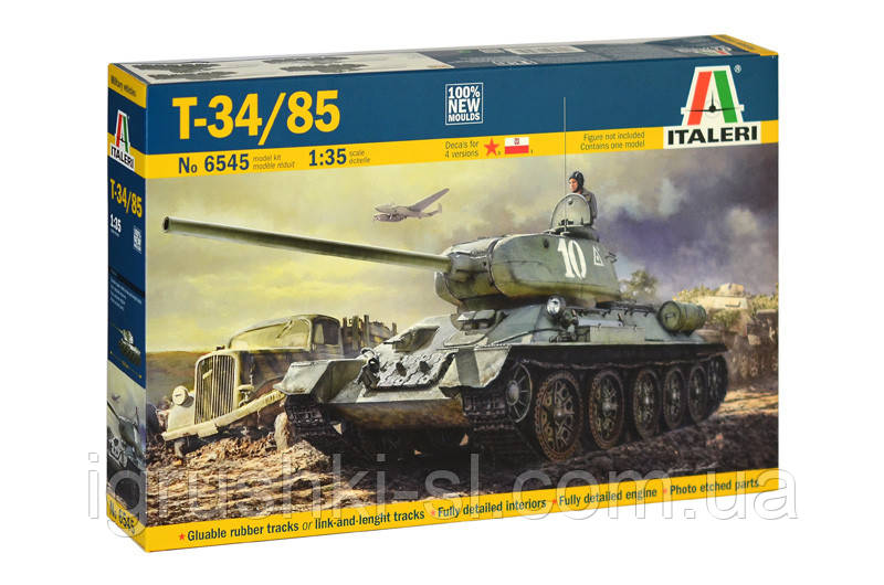 Збірна модель Italeri (1:35) Танк Т-34/85 обр. 1944 року (Завод №183)