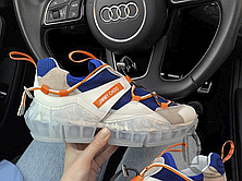 Жіночі кросівки Jimmy Choo Diamond Trail White Blue Orange, фото 3