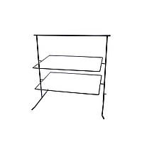 Стенд для кошика, 2 рівні, неіржавка сталь