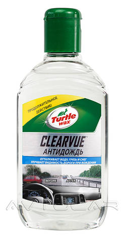 Антидощ Turtle Wax ClearVue Rain Repellent водовідштовхувальний засіб для скла 300 мл 52887, фото 2