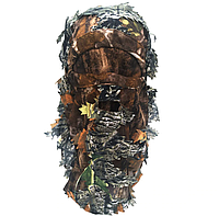 Маскировочный капюшон камуфляж листва маска балаклава баф Seuno хаки пейнбол страйкбол