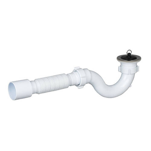 Сифон для поддона SoloPlast Д-0110 с гофрошланг L400mm (ID#1195525626 ...