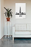 Картина на холсті інтер'єрна абстрактна настінна арт панно Manific Decor "Dubai Дубаї", фото 6