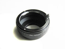 Адаптер перехідник Pentax PK K - Nikon 1 J1 кільце
