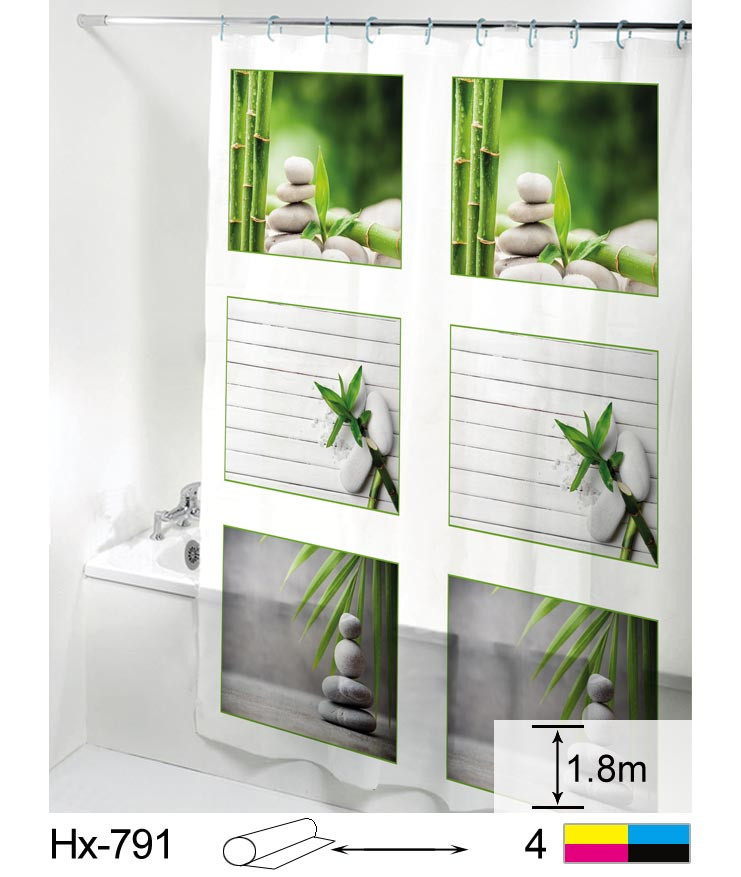 Шторка для душа Ethiopia "Hx-791" 180х200 см