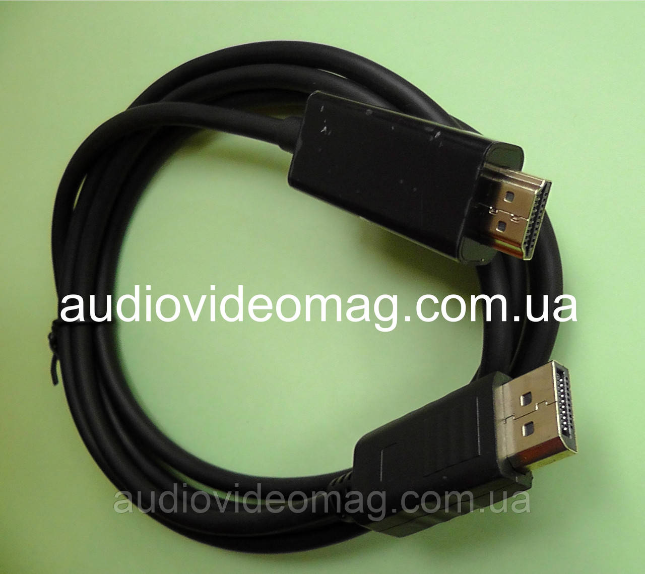 Кабель штекер DisplayPort на штекер HDMI, довжина 1,8 метра