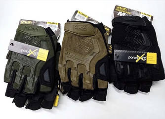 Рукавички безпалі на липучці "Mechanix"