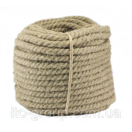 Канат льонопеньковий 26 мм (бухта 50 м)., фото 1