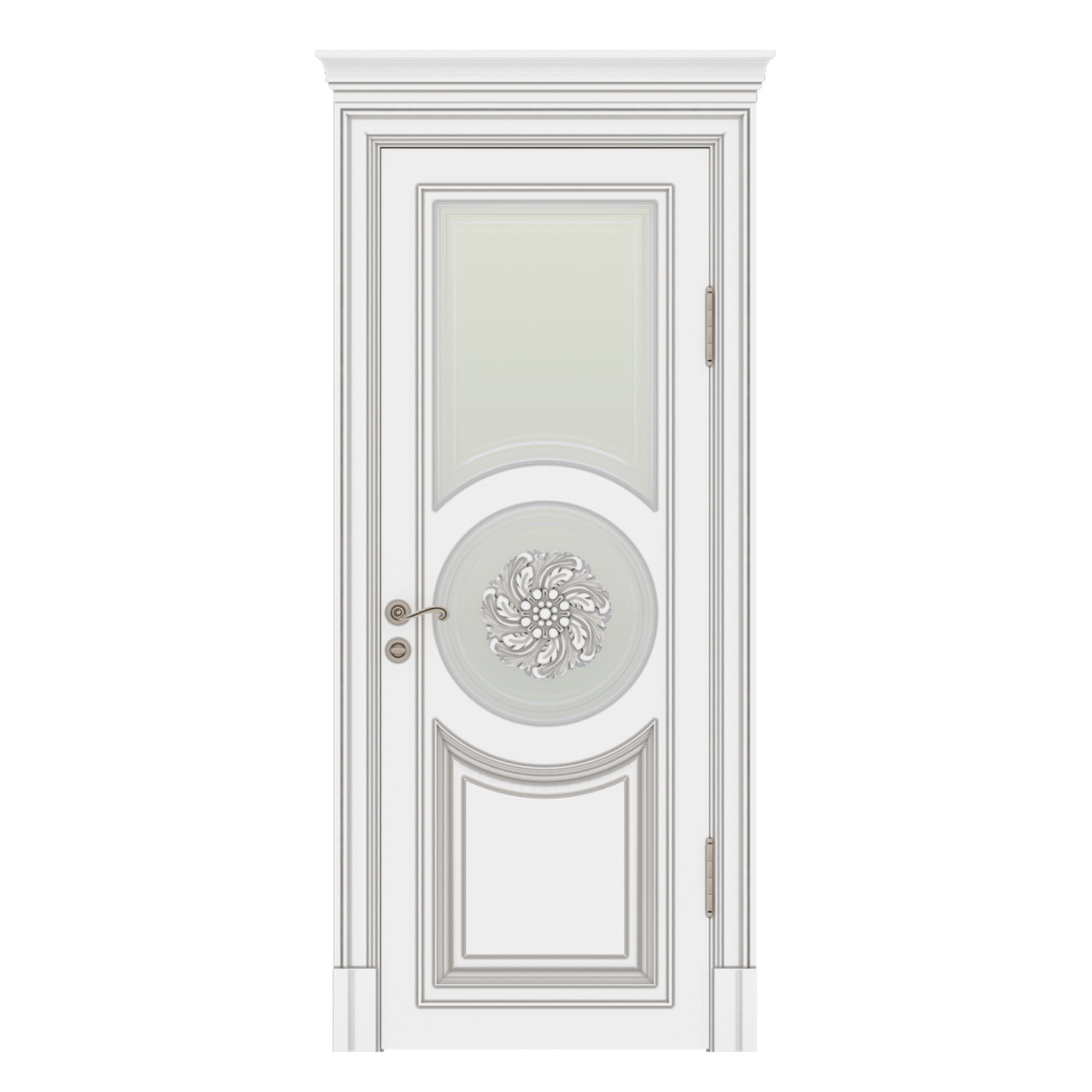 Міжкімнатні двері Casa Verdi Napoli 7 з масиву вільхи біла