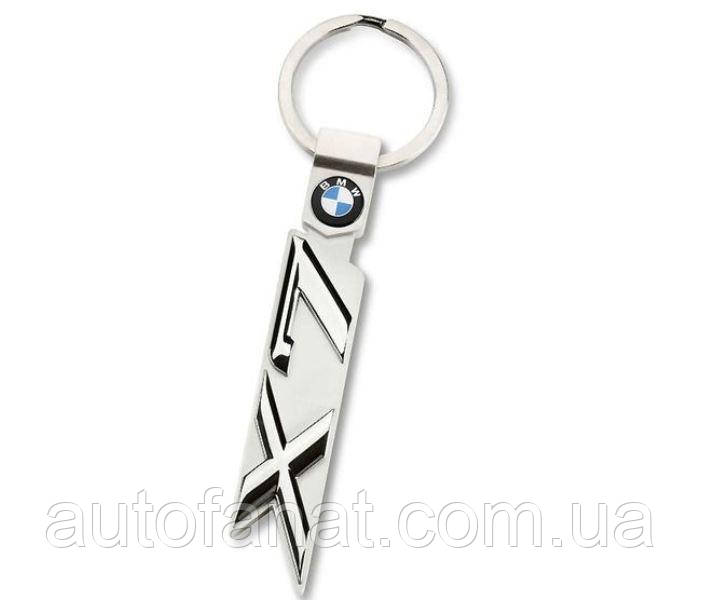 Брелок BMW X7 Key Ring, Silver Оригінал (80272454662)