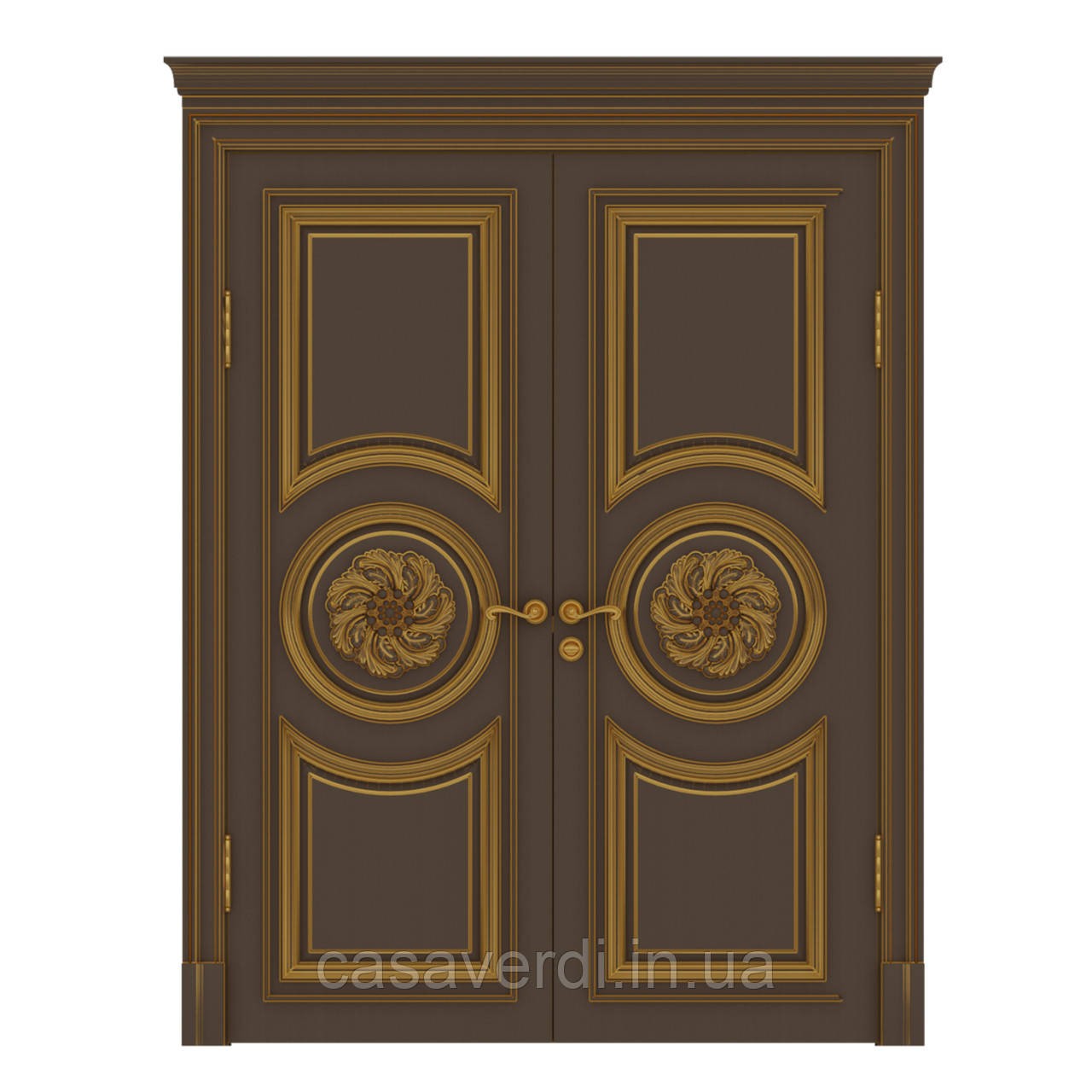 Міжкімнатні двері Casa Verdi Napoli 10 подвійна орні з масиву ясена