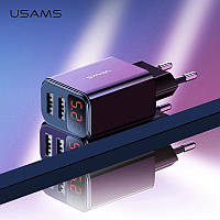 СЗУ USAMS T17 с тестером 2USB черный цвет