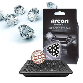 Ароматизатор повітря Areon Aroma Box Black Crystal під сидіння, фото 1