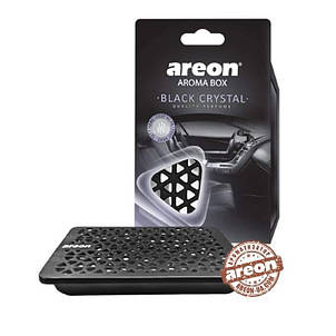 Ароматизатор повітря Areon Aroma Box Black Crystal під сидіння, фото 3