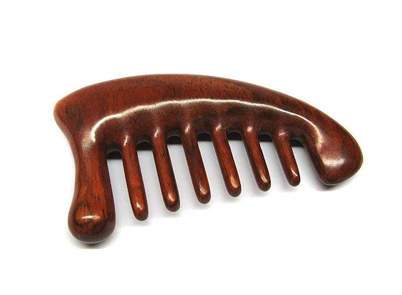 Гребінець масажер із сандалового дерева для волосся, фото 1
