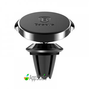 Автотримач Baseus Small ears series Magnetic suction bracket（Air outlet type）Black