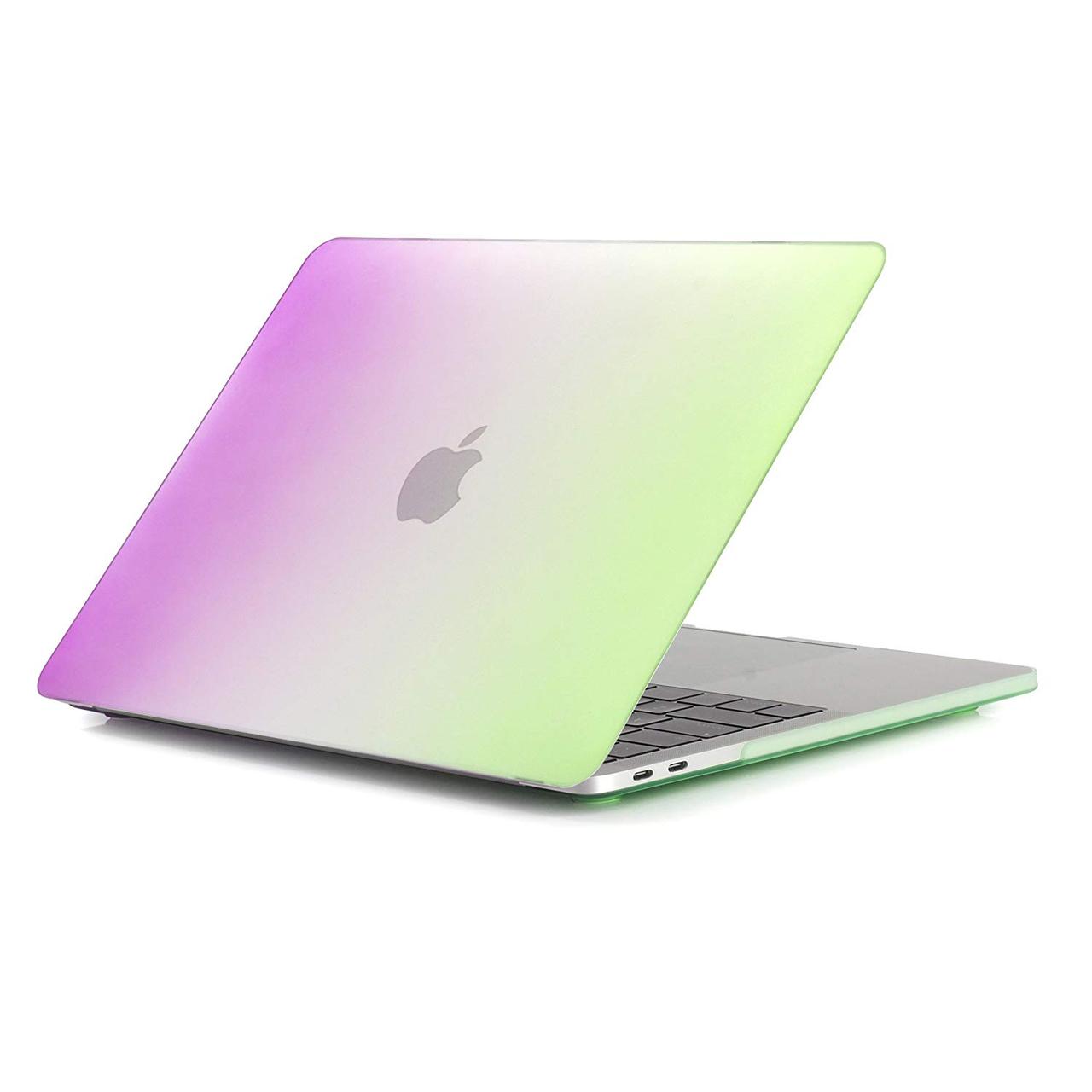 Чохол для MacBook Pro retina 13 (2012-2015) Raindow Green-Purple