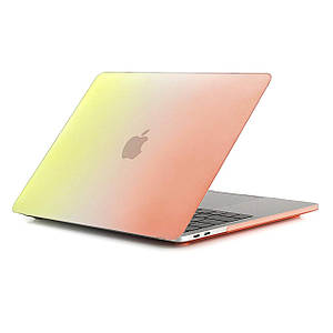 Чохол HardShell Case for MacBook Pro 13.3" (2016-2019) Raindow Yellow-Orange