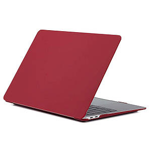 Чохол HardShell Case for MacBook Pro 13.3" (2016-2019) Matte Wine Red