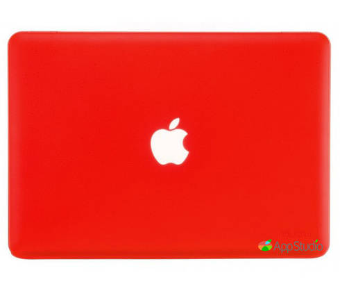 Чохол HardShell Case for MacBook Air 13.3 Crystal Red, фото 3