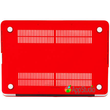 Чохол HardShell Case for MacBook Air 13.3 Red Matte, фото 3
