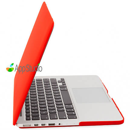 Чохол HardShell Case for MacBook Air 13.3 Red Matte, фото 4