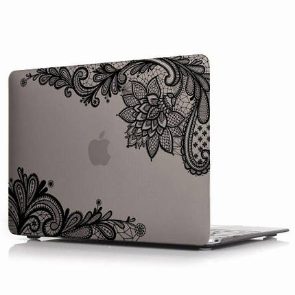 Чохол HardShell Case for MacBook Air 13.3 (2018-2019) Print Matte Gray, фото 1