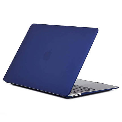 Чохол HardShell Case for MacBook Air 13.3 Matte Navy Blue, фото 1