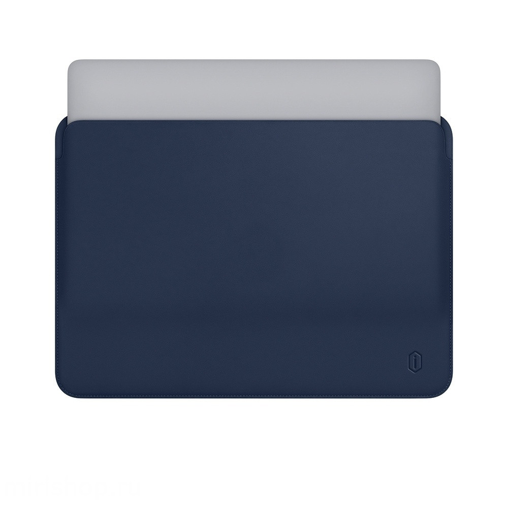 Чохол WIWU Skin Pro Leather Sleeve for MacBook 12 Navy Blue