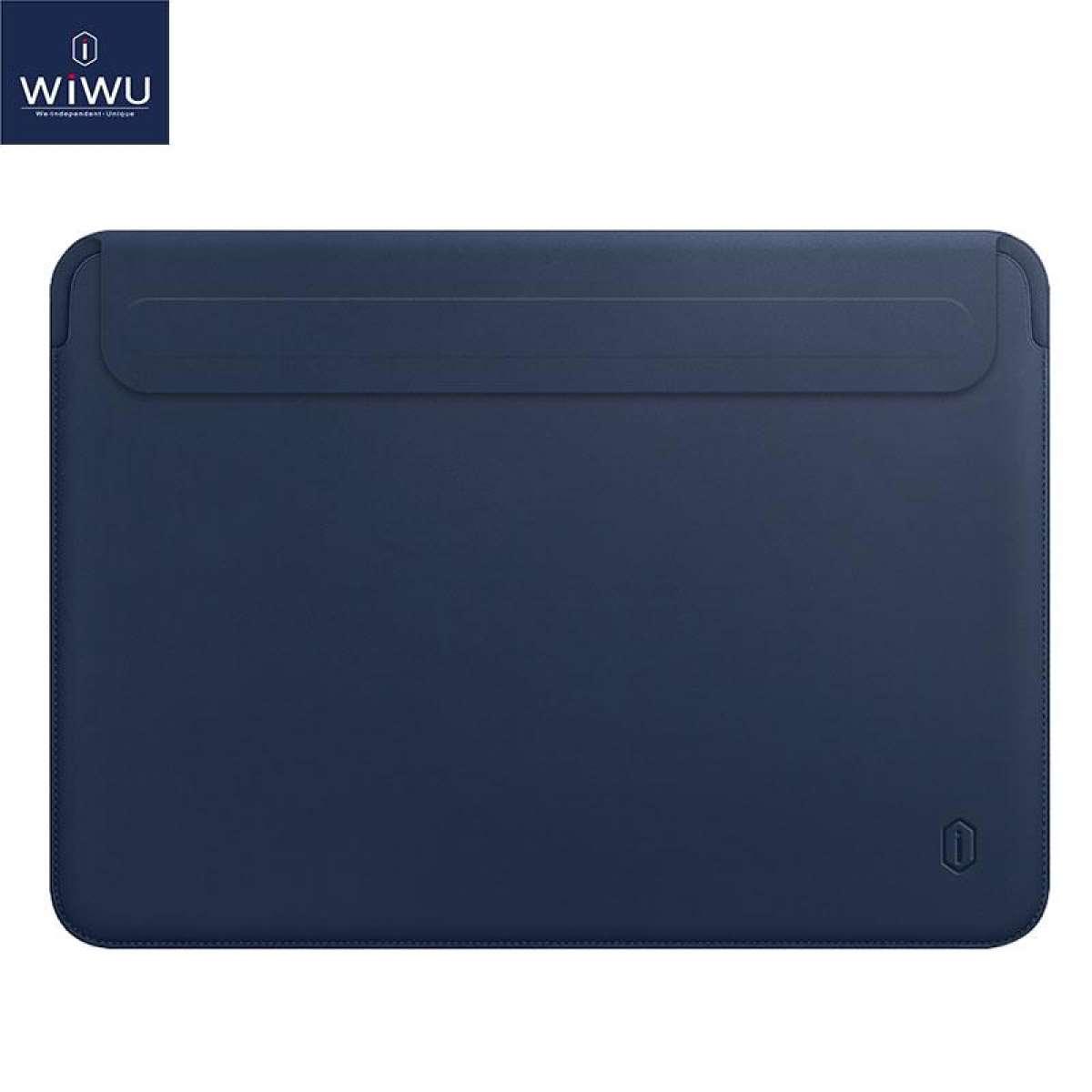 Чохол WIWU Skin Pro 2 Leather Sleeve for MacBook 12 Navy Blue