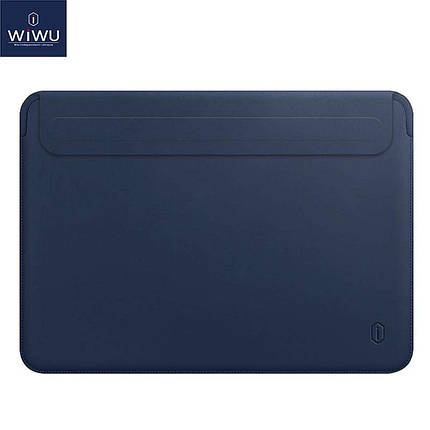 Чохол WIWU Skin Pro 2 Leather Sleeve for MacBook 12 Navy Blue, фото 1