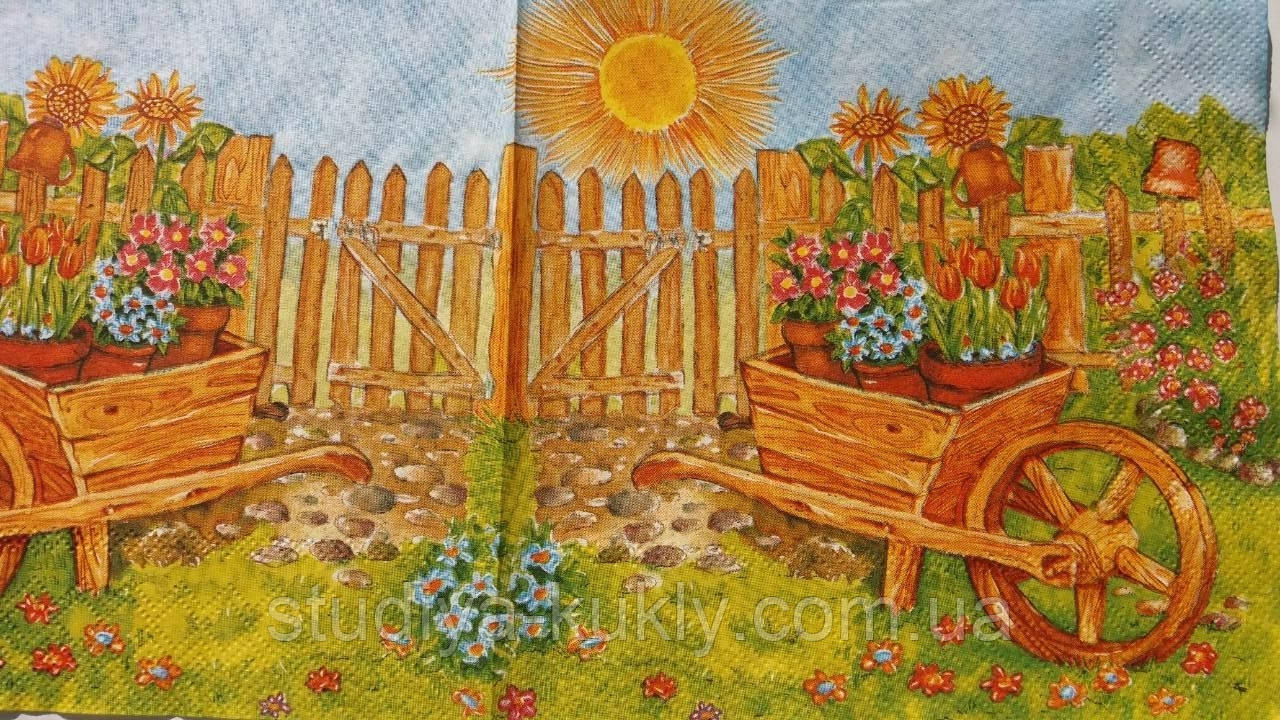 Серветки для декупажу декоративні. Тришарові. Розмір 320*330 мм