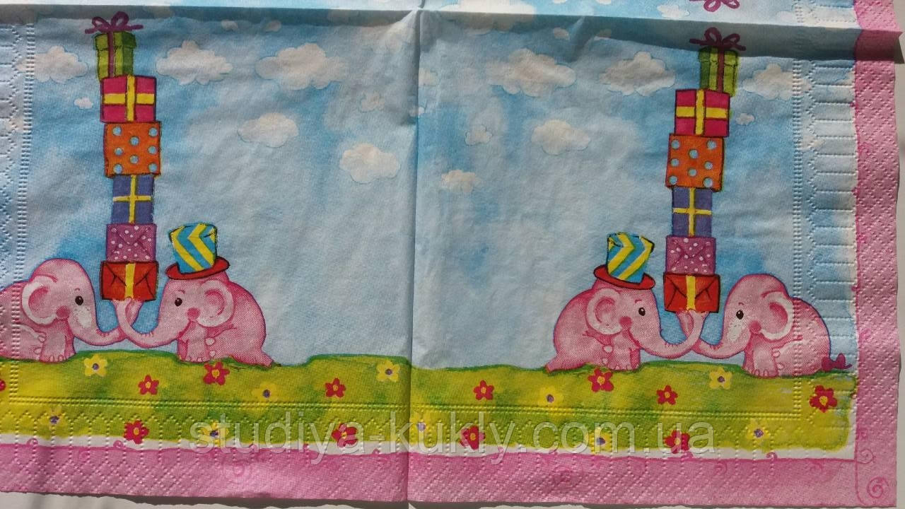 Серветки для декупажу декоративні. Тришарові. Розмір 320*330 мм
